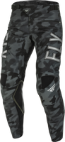 FLY RACING KINETIC SE TACTIC PANTS BLACK/GREY CAMO