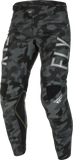 FLY RACING KINETIC SE TACTIC PANTS BLACK/GREY CAMO