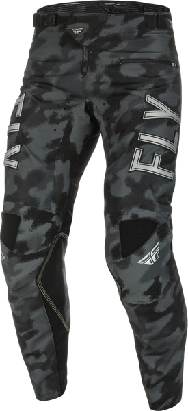 FLY RACING KINETIC SE TACTIC PANTS BLACK/GREY CAMO