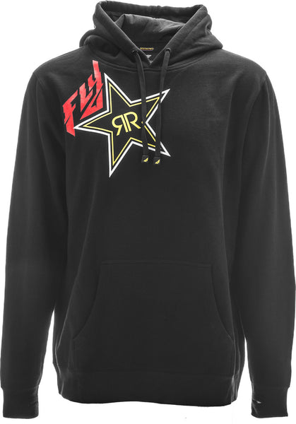 FLY RACING ROCKSTAR PULLOVER HOODIE -BLACK-