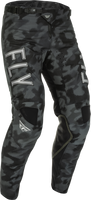 FLY RACING KINETIC SE TACTIC PANTS BLACK/GREY CAMO