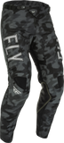FLY RACING KINETIC SE TACTIC PANTS BLACK/GREY CAMO