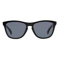 Oakley Frogskins Sunglasses Polished Black Frame/ Grey Lens