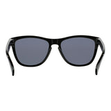 Oakley Frogskins Sunglasses Polished Black Frame/ Grey Lens