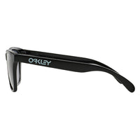 Oakley Frogskins Sunglasses Polished Black Frame/ Grey Lens