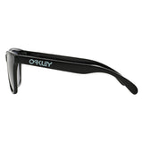 Oakley Frogskins Sunglasses Polished Black Frame/ Grey Lens