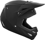 FLY Kinetic Solid Offroad Helmet Matte Black