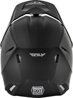 FLY Kinetic Solid Offroad Helmet Matte Black