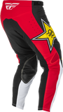 Fly Racing Kinetic Mesh Rockstar Pants Black/Red/White