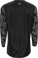 Fly Racing Kinetic SE Tactic Jersey -Gray Black Camo-