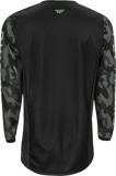 Fly Racing Kinetic SE Tactic Jersey -Gray Black Camo-