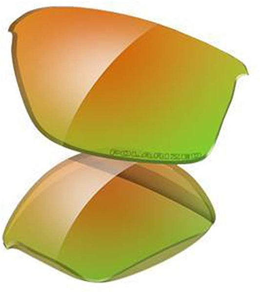 Oakley Flak Jacket Replacement Sunglass Lenses / Fire Iridium Polarized
