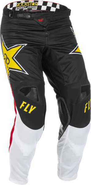 Fly Racing Kinetic Mesh Rockstar Pants Black/Red/White