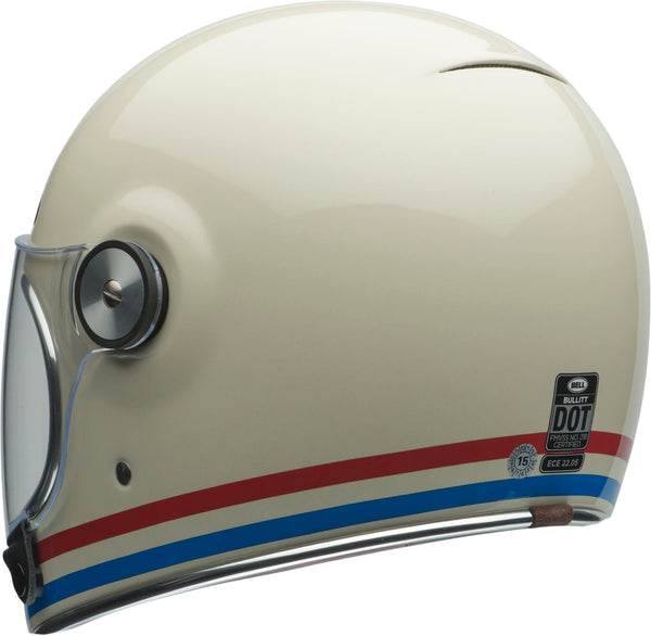 bell bullitt helmet stripes pearl white BELL Bullitt Street Helmet Stripes – Motor Sports Zone