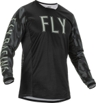 Fly Racing Kinetic SE Tactic Jersey -Gray Black Camo-