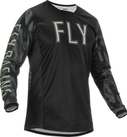 Fly Racing Kinetic SE Tactic Jersey -Gray Black Camo-