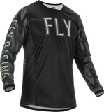 Fly Racing Kinetic SE Tactic Jersey -Gray Black Camo-