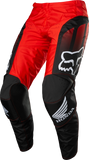FOX 180 Pants HONDA Black/Red
