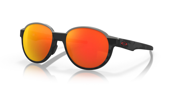 Oakley Coinflip Sunglass Matte Black Camo Frame / Prizm Ruby Polarized Lenses Low Bridge Fit