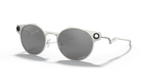 Oakley Deadbolt Sunglass Satin Chrome Frame/ Prizm Black Lenses