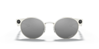 Oakley Deadbolt Sunglass Satin Chrome Frame/ Prizm Black Lenses