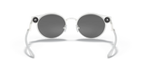 Oakley Deadbolt Sunglass Satin Chrome Frame/ Prizm Black Lenses