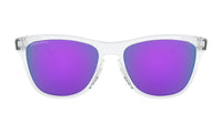 Oakley Frogskins Sunglasses Polished Clear Frame/ Prizm Violet Lens High Bridge Fit