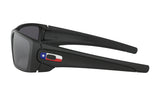 Oakley Fuel Cell Sunglasses Flag Collection Matte Black Frame/ Black Iridium Lens