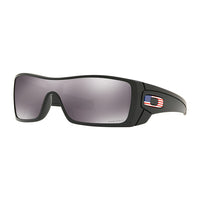 Oakley Batwolf Flag Collection Sunglass Matte Black Frame / Prizm Black Iridium Lens