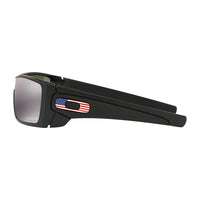 Oakley Batwolf Flag Collection Sunglass Matte Black Frame / Prizm Black Iridium Lens