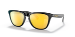 Oakley Frogskins Sunglasses Polished Black Frame/ Prizm 24k Polarized Lens