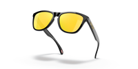 Oakley Frogskins Sunglasses Polished Black Frame/ Prizm 24k Polarized Lens