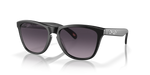 Oakley Frogskins Sunglasses Matte Black Frame/ PRIZM Grey Gradient Lens