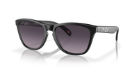 Oakley Frogskins Sunglasses Matte Black Frame/ PRIZM Grey Gradient Lens