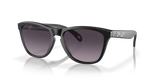 Oakley Frogskins Sunglasses Matte Black Frame/ PRIZM Grey Gradient Lens