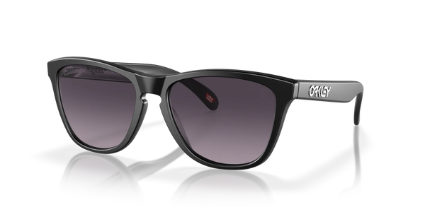 Oakley Frogskins Sunglasses Matte Black Frame/ PRIZM Grey Gradient Lens