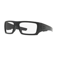 Oakley Det Cord Industrial Sunglass Matte Black Frame/ Clear Lenses