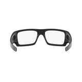 Oakley Det Cord Industrial Sunglass Matte Black Frame/ Clear Lenses