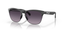 Oakley Frogskins Lite Sunglasses Matte Black Frame/ PRIZM Grey Gradient Lens