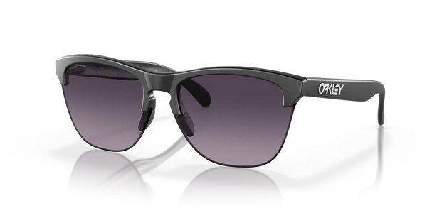 Oakley Frogskins Lite Sunglasses Matte Black Frame PRIZM Grey Gradien Motor Sports Zone