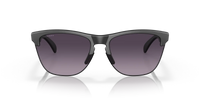 Oakley Frogskins Lite Sunglasses Matte Black Frame/ PRIZM Grey Gradient Lens