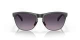 Oakley Frogskins Lite Sunglasses Matte Black Frame/ PRIZM Grey Gradient Lens