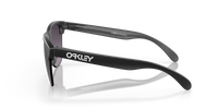Oakley Frogskins Lite Sunglasses Matte Black Frame/ PRIZM Grey Gradient Lens