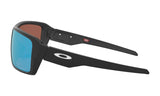 Oakley Double Edge Sunglass Matte Black Frame/ Prizm Deep Water Polarized Lenses