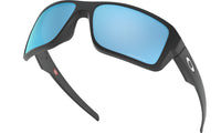 Oakley Double Edge Sunglass Matte Black Frame/ Prizm Deep Water Polarized Lenses