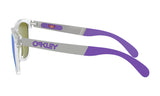 Oakley Frogskins Mix Sunglasses Polished Clear Frame/ Violet Iridium Lens
