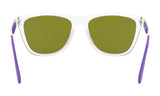Oakley Frogskins Mix Sunglasses Polished Clear Frame/ Violet Iridium Lens
