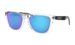 Oakley Frogskins Mix Sunglasses Polished Clear Frame/ Prizm Sapphire Lens