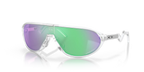 Oakley CMDN Sunglass Matte Clear Frame / Prizm Road Jade Lens