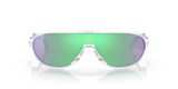 Oakley CMDN Sunglass Matte Clear Frame / Prizm Road Jade Lens